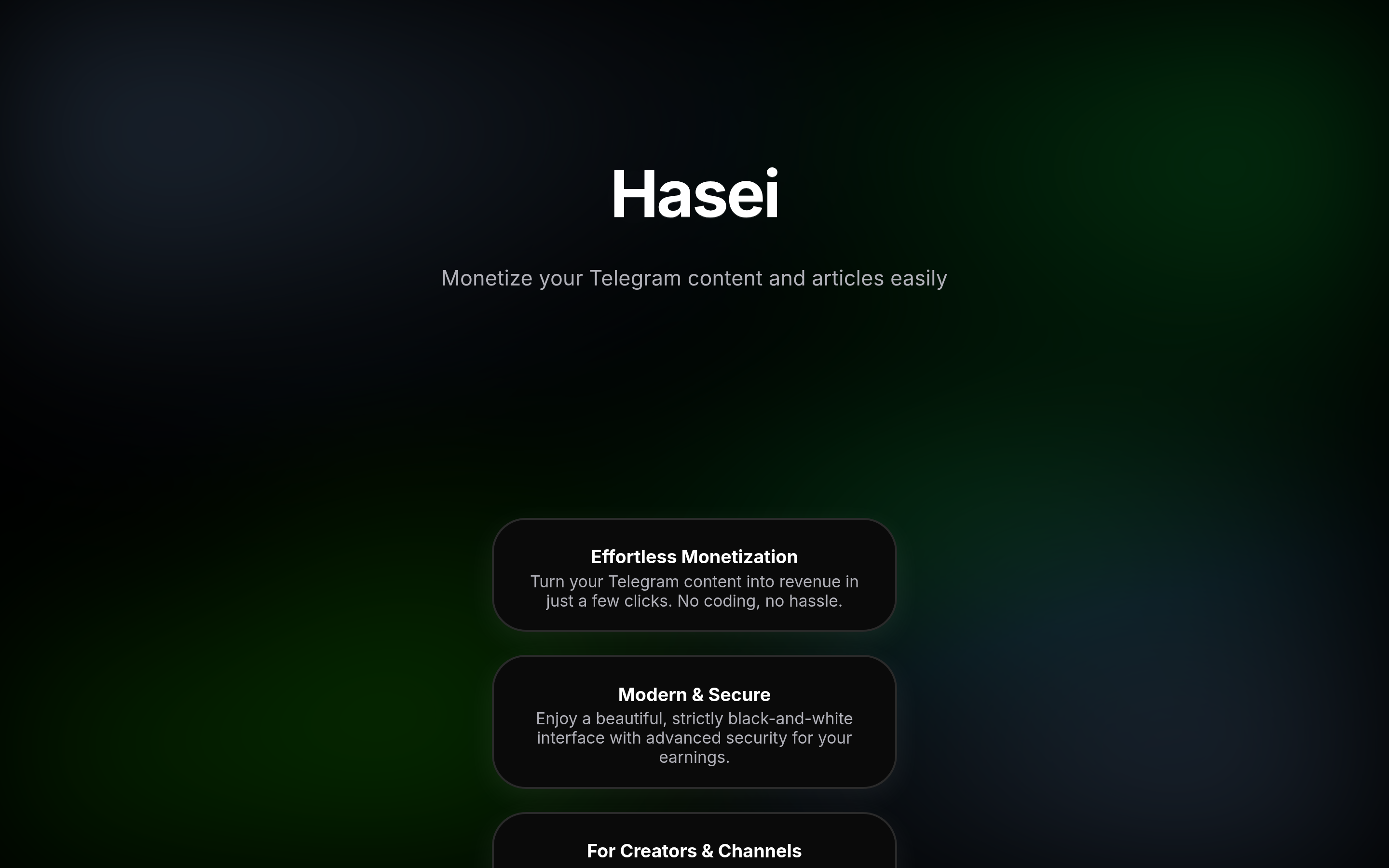 Hasei — desktop
